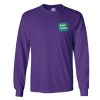 Adult Purple Long Sleeve T-Shirt Photo 2